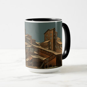 Caneca Carvão Antracite Carvão Mineiro Mineração Arte Min