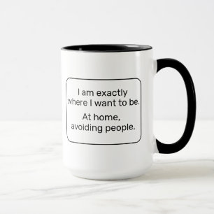 Caneca Casa (canhoto, preto)