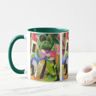 Caneca Casa com Árvores por Franz Marc, Arte Fino Vintage
