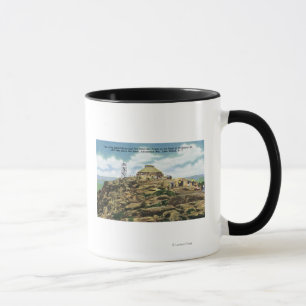 Caneca Casa da cimeira, opinião da torre dos observadore