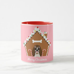 Caneca Casa de Cachorro Feliz de Natal