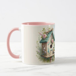 Caneca Casa de Campo com Jardim Floral
