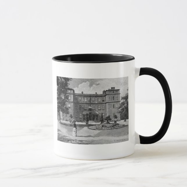 Caneca Casa de Marlborough, do jardim, 1863 (Direita)
