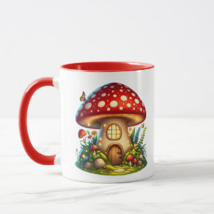 Caneca Casa do Cogumelo de Algodão Mágico