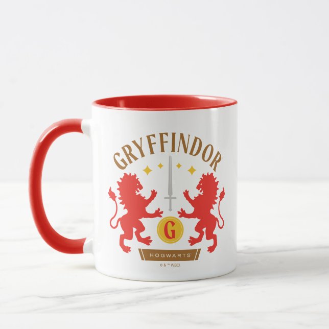 Caneca Casa GRYFFINDOR™ Espada do Leão Duplo Gráfico (Esquerda)