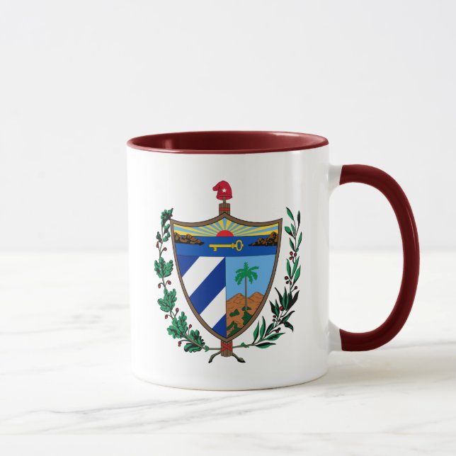 Caneca casaco de armas cuba (Direita)