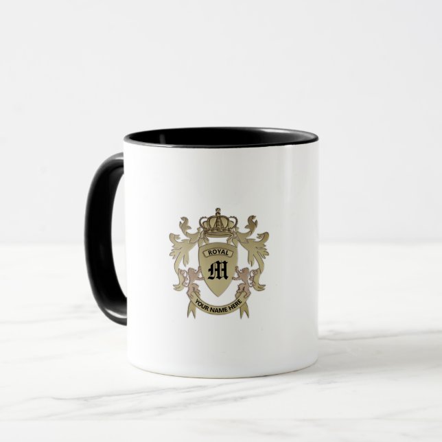 Caneca Casaco De Canhão De Armas (Frente Esquerda)