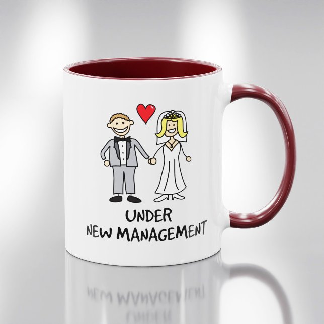 Caneca Casal de Recém-Casados - Sob Nova Administração (Criador carregado)