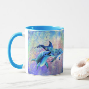 Caneca Casal Dolphin Mug