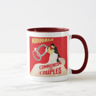Caneca Casamento: Comunismo para casais