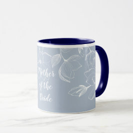 Caneca Casamento de Magnolias Brancas Dusty