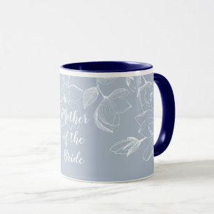 Caneca Casamento de Magnolias Brancas Dusty