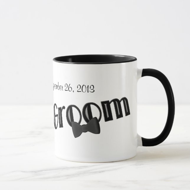 Caneca Casamento Personalizado do Groom (Direita)