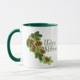 Caneca Casamento Pine-Pine-Pine De Inverno