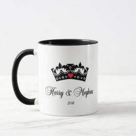 Caneca Casamento Real 2018 entre o Príncipe Harry e Megha