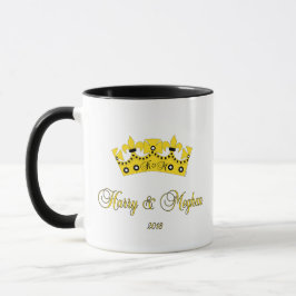 Caneca Casamento Real 2018 entre o Príncipe Harry e Megha