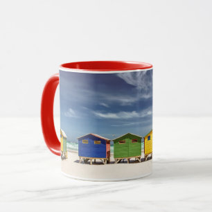 Caneca Casas Coloridas de Praia Muizenberg, África do S