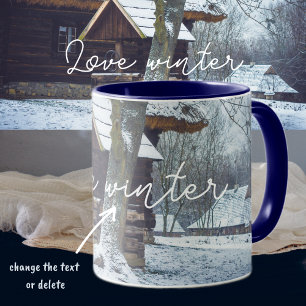 Caneca Casca de campo na neve