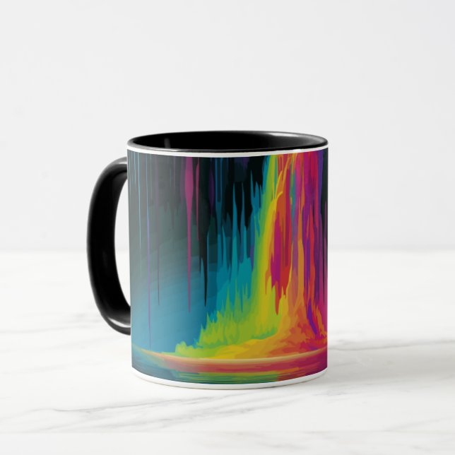 Caneca Cascata mágica, serenidade cativante (Frente Esquerda)
