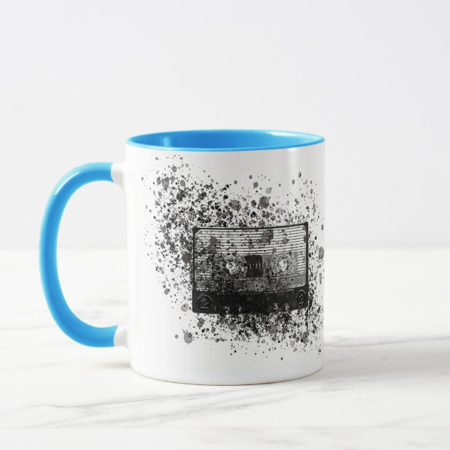 Caneca Cassete de Áudio Retroativo (Esquerda)