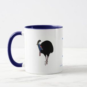 Caneca Cassowary de BYO (casuarius) Vidro B do Casuarius