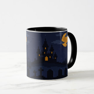 Caneca Castelo Assombrado Retro de 8 bits