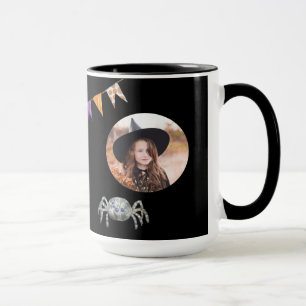 Caneca Castelo de Foto Temático de Halloween Aranha Assus
