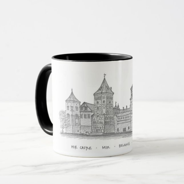 Caneca Castelo de Mir, Bielorrússia (Frente Esquerda)