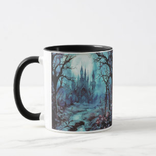Caneca Castelo Gótico e Halloween da Fantasia Florestal