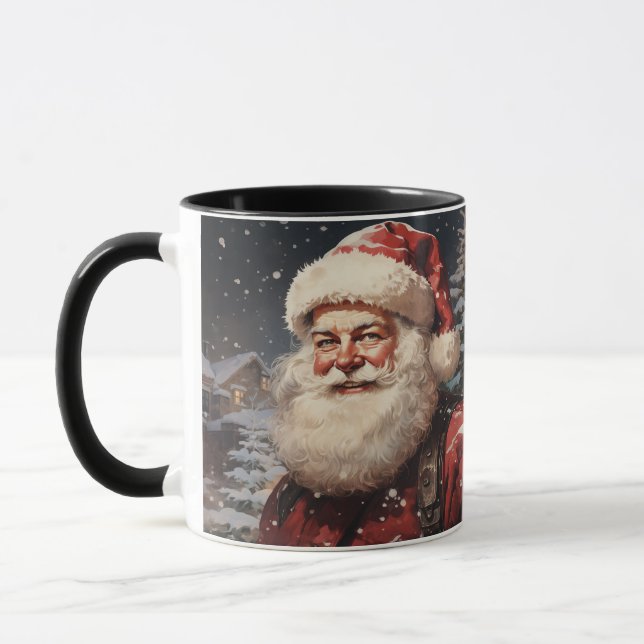 Caneca Casual Essentials, Retro Xmas (Esquerda)