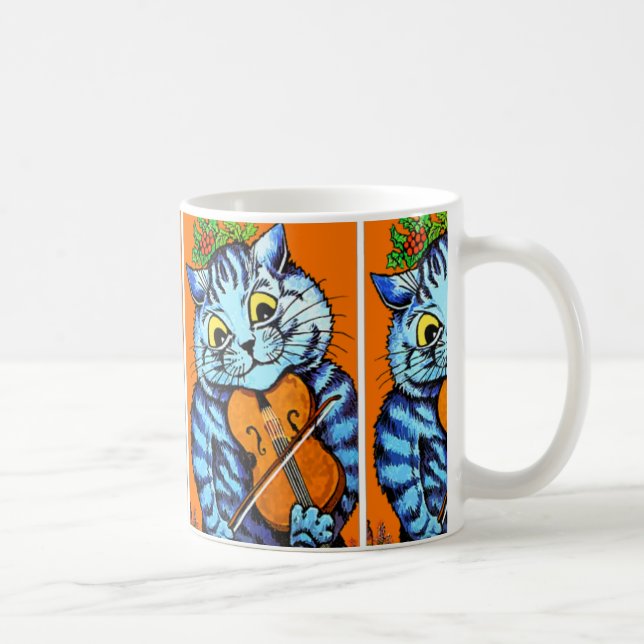 Caneca Cat com violino pela Copa Louis Wain (Direita)