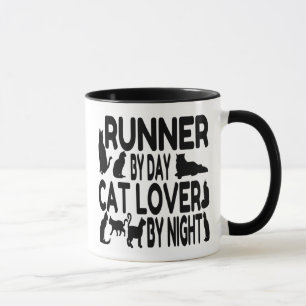 Caneca Cat Lover Runner
