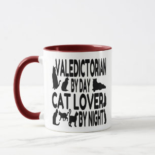 Caneca Cat Lover Valedictorian