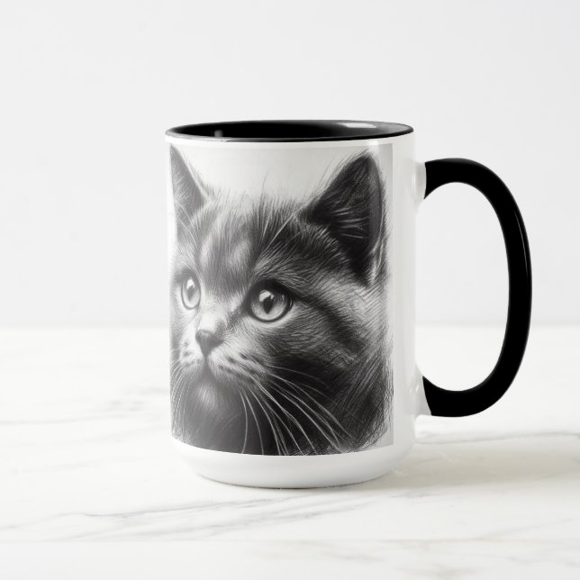 Caneca Cat Lovers delineia Mug (Direita)