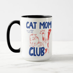 Caneca Cat Mom, Cat Mama , Comfort Colors