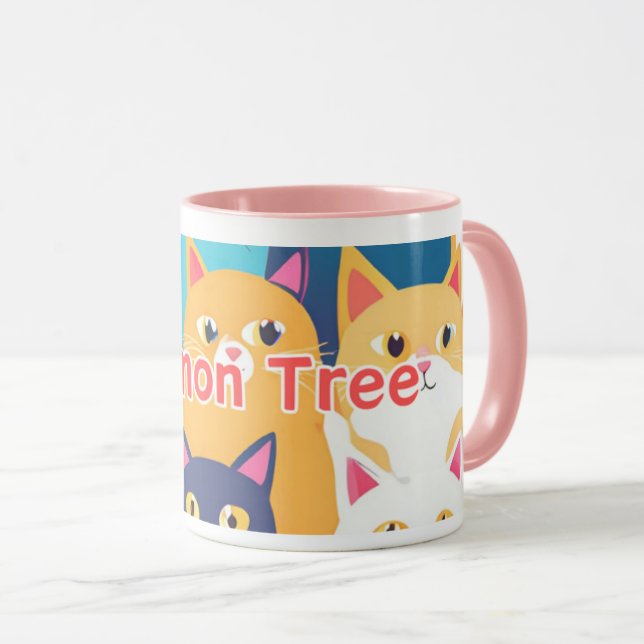 Caneca cat mug (Frente Esquerda)