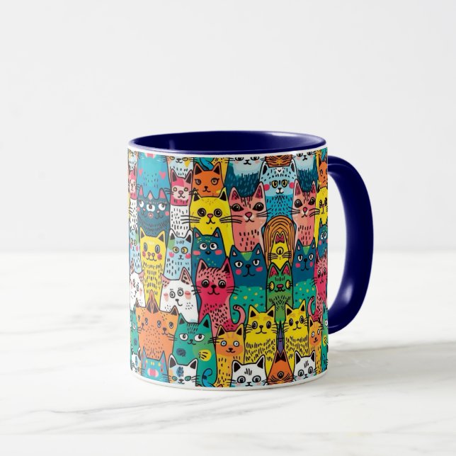 Caneca cat mug (Frente Esquerda)