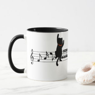 Caneca Cat Subindo Na Música