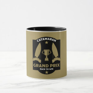 Caneca Catamaran Hydrofoil Sailboat Racing