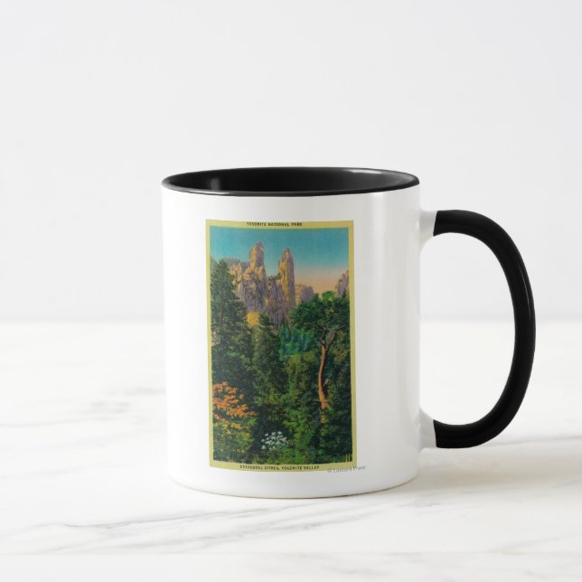 Caneca Catedral de Espires e Vale de Yosemite (Direita)