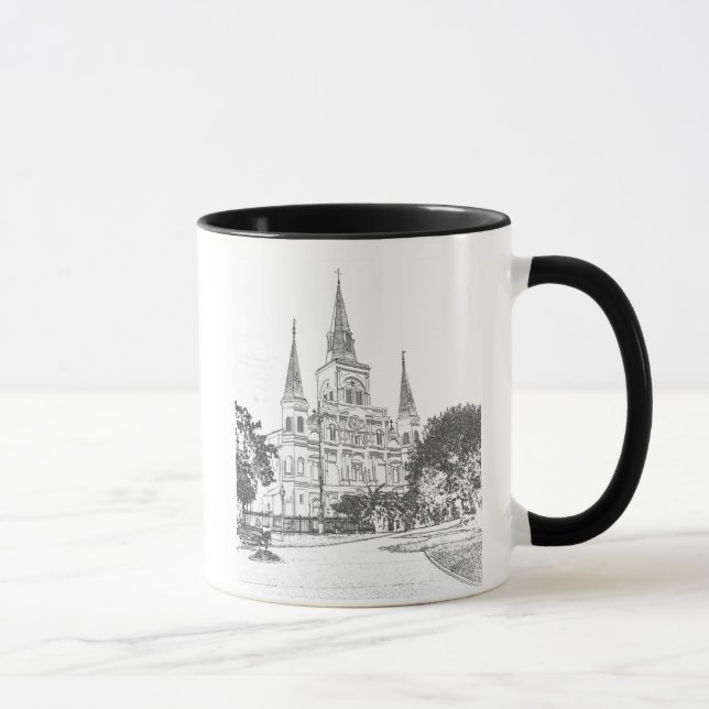 Caneca Catedral de St Louis do ~ de Nova Orleães (Direita)