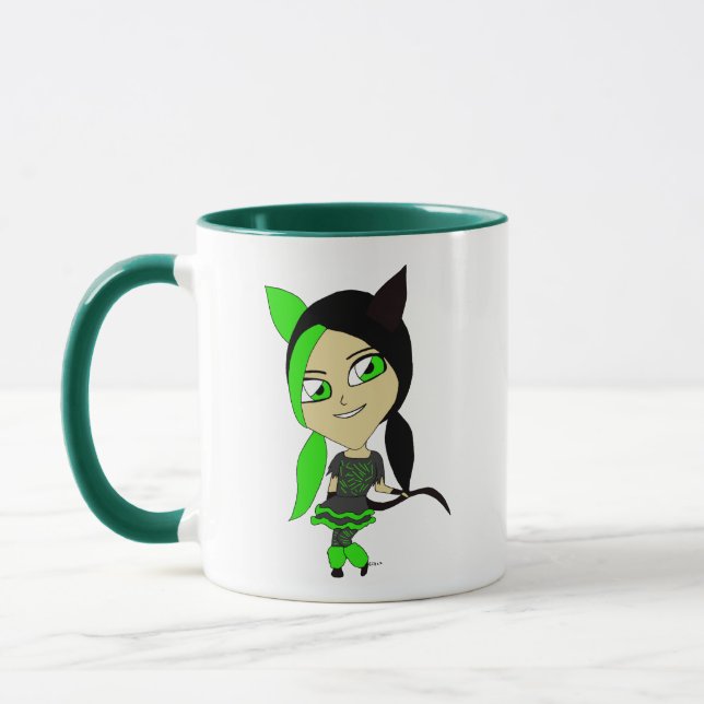 Caneca catgirl chibi (Esquerda)