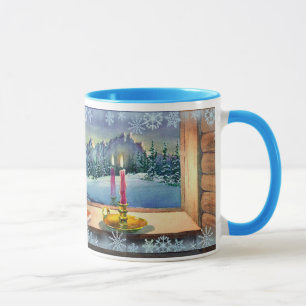 Caneca CATNAP & FLOCOS DE NEVE por SHARON SHARPE