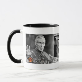 Caneca Católico Citação Religiosa do Bispo Fulton Sheen