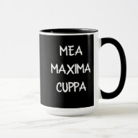 Católico Latin cómico Mea Cuppa