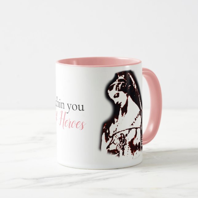 Caneca #CatólicoHerói Rainha Isabella Mug (Frente Esquerda)