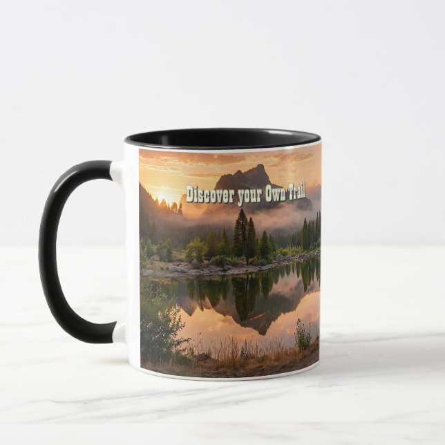 Caneca Caubói Ocidental Nova Trilha Inspiradora (Esquerda)