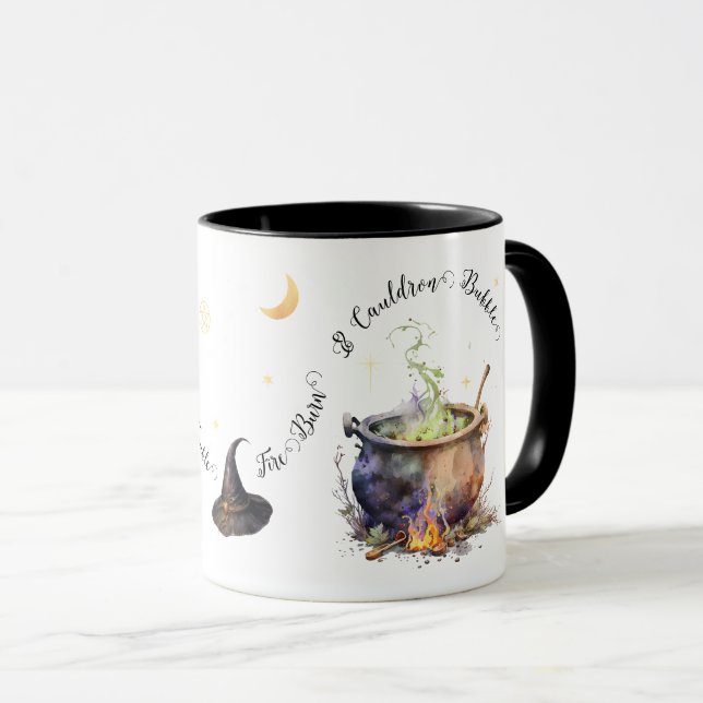 Caneca Cauldron Mug, bruxa (Frente Esquerda)