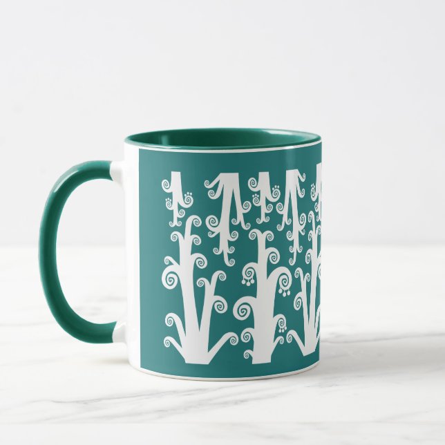 Caneca Caule Torcido - Verde Caçador (Esquerda)