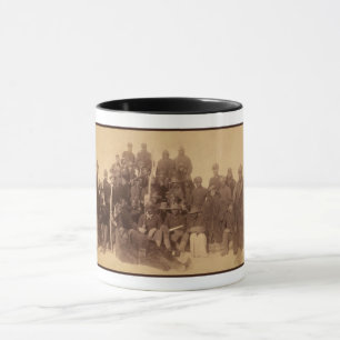 Caneca Cavalaria de Combate Negro-Americana: Guerreiros B